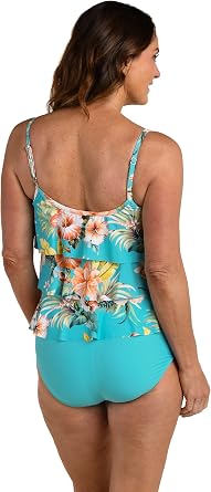 Maxine of Hollywood Women's Triple Tier Tankini Top