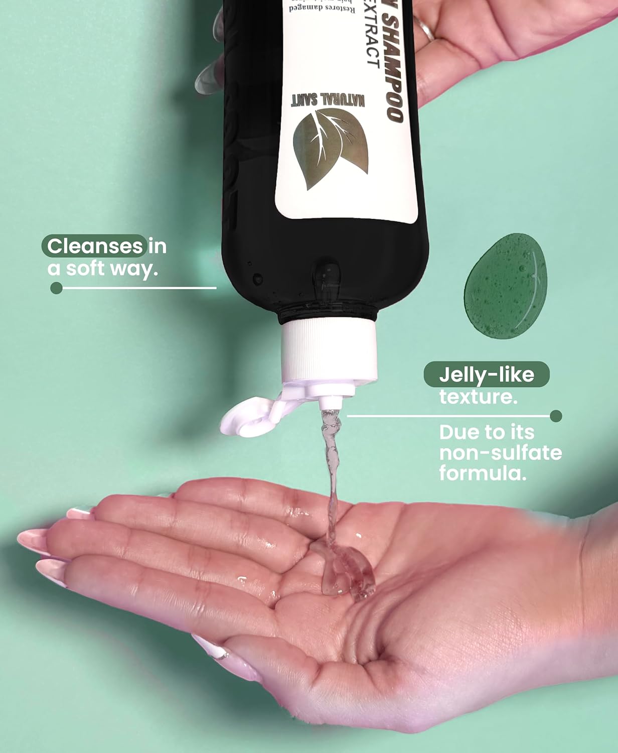 Natural Sant Rosemary & Cinchona Shampoo & Conditioner Set – Sulfate-Free, Hair Growth Support, Moisture & Repair – 16 fl oz Herbal Hair Care - Image 4