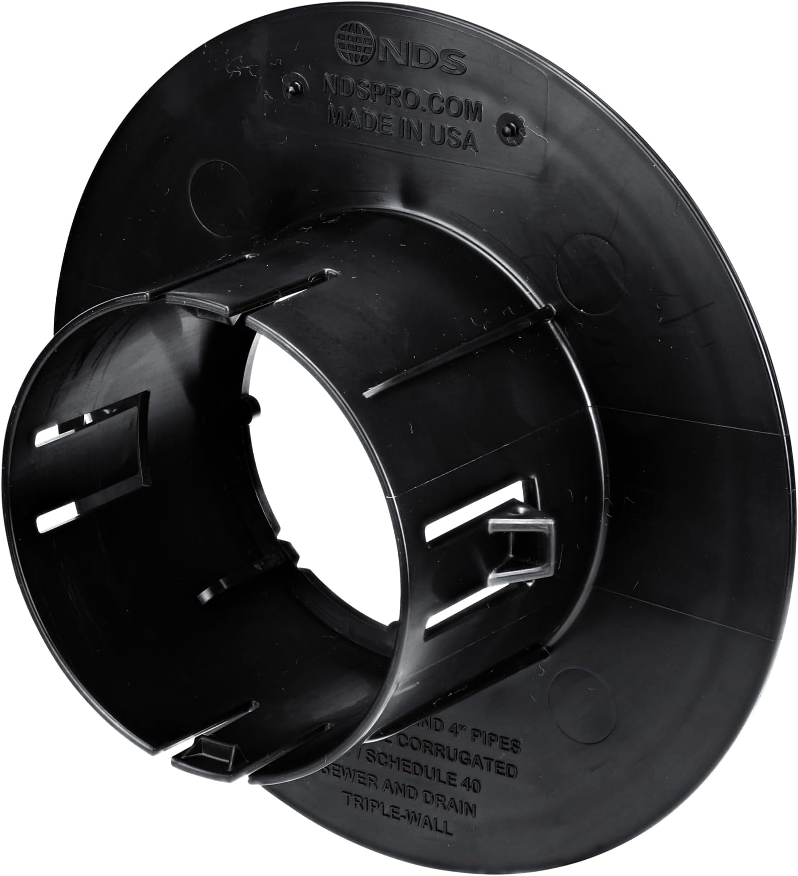 1243 Outlet Adapter for Catch Basin, Fits 3 in. & 4 in, No Size, Drain Pipes