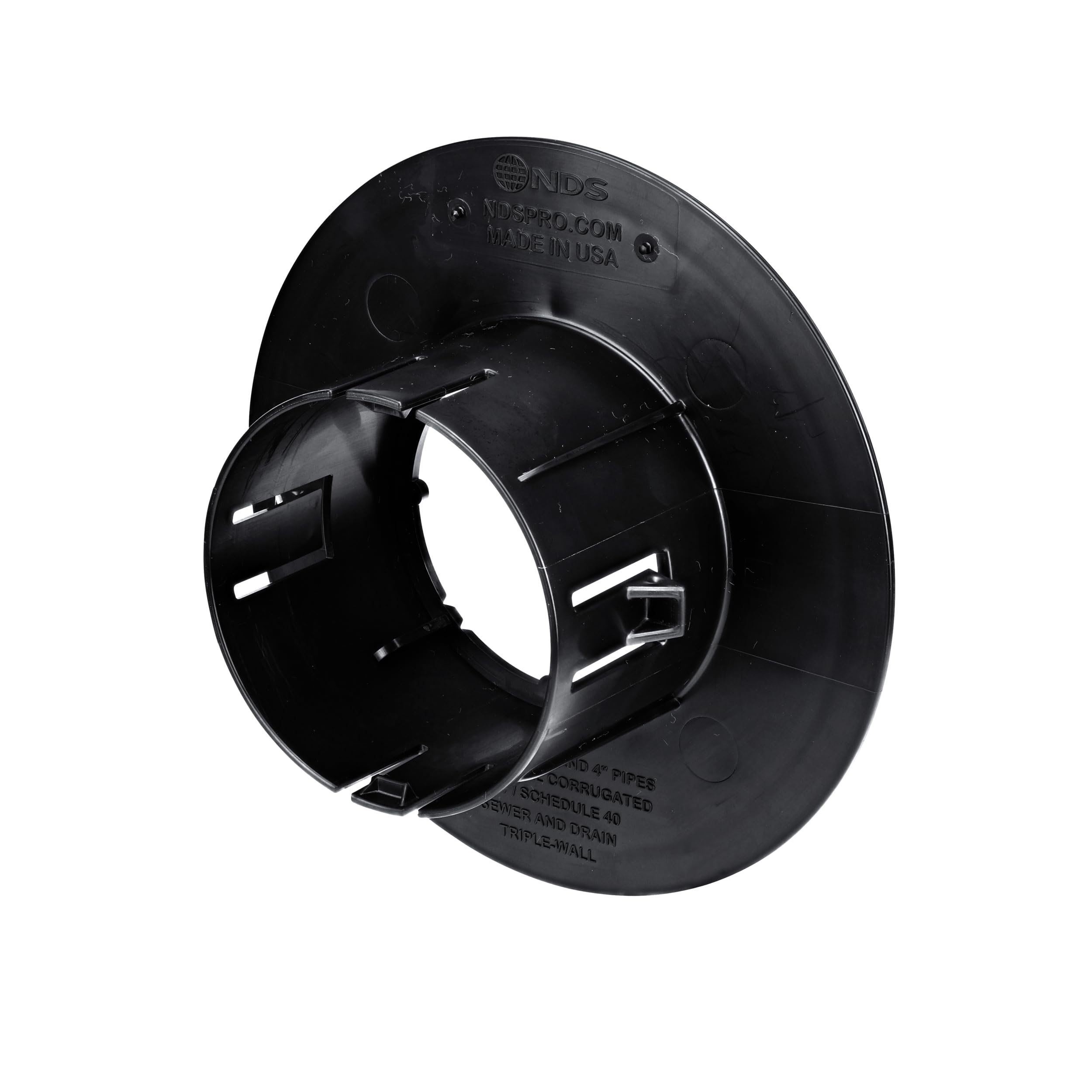 1243 Outlet Adapter for Catch Basin, Fits 3 in. & 4 in, No Size, Drain Pipes