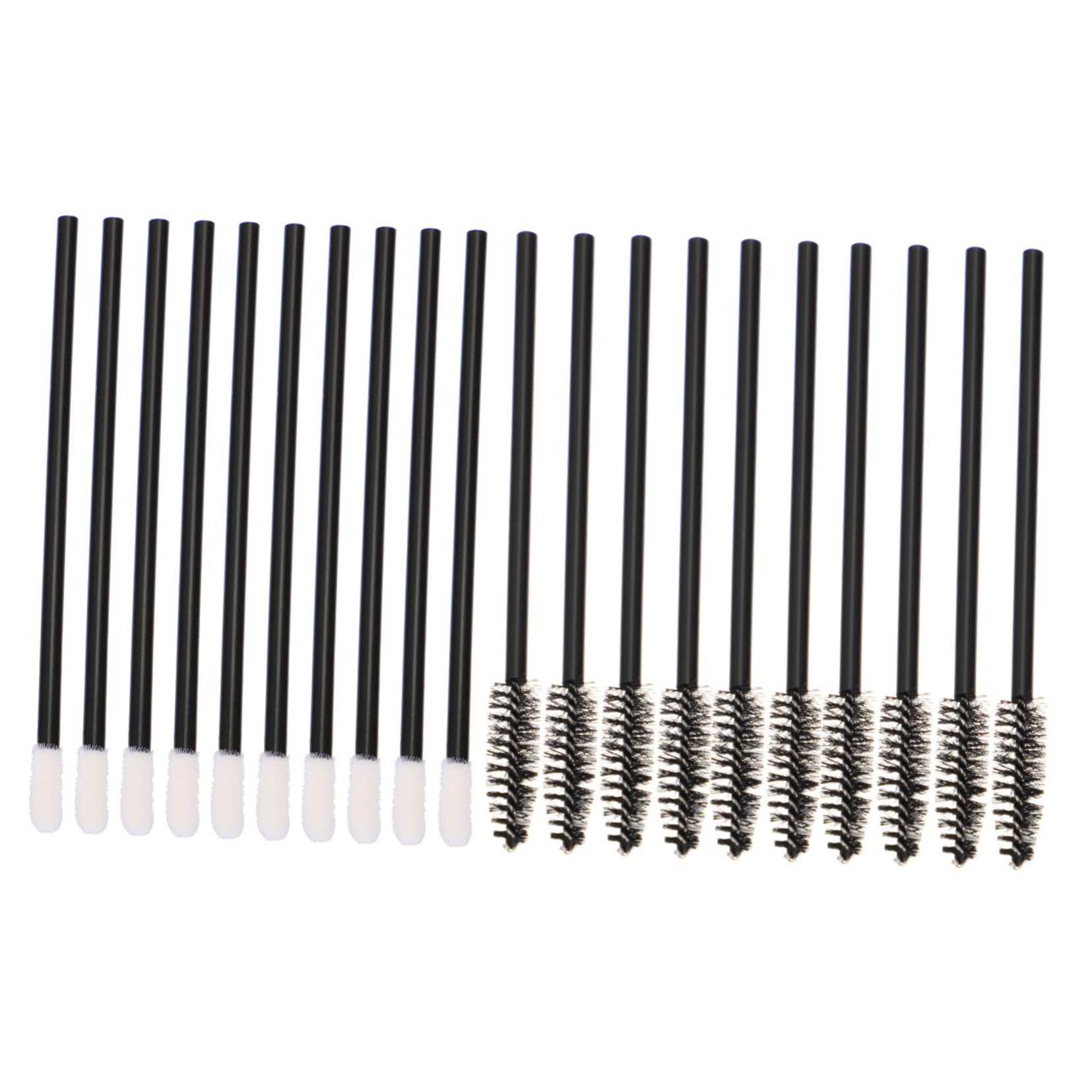 Healeved Bendable Eyelash Mascara Wands Lipstick Applicators 100pcs Set Makeup Disposable