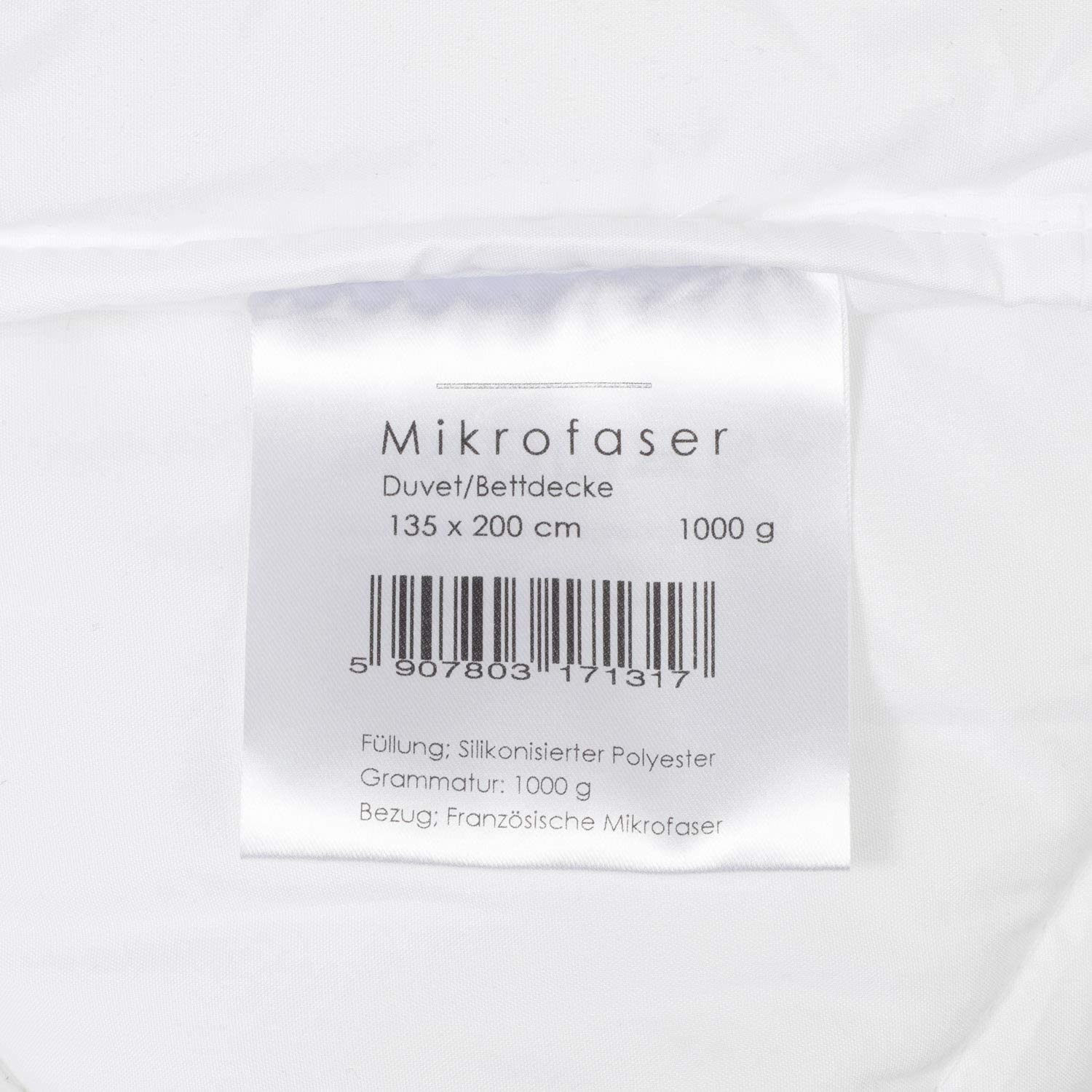 H&F Heimtextilien Bettdecke Set 4 Jahreszeiten | Steppbettdecke 2er Set 135x200 cm | Allergiker bettwäsche mit Oeko-TEX Zertifiziert | Steppdecken bezug: 100% mikrofaser | Füllung: 1000g
