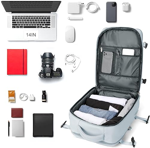 Miniatura 4 de Mochila grande de viaje para mujer, mochila de transporte, mochila para senderismo, mochila deportiva impermeable para exteriores, mochila escolar