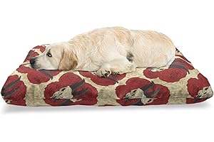 Lunarable Goat Horn Covers Pad for Dogs and Cats