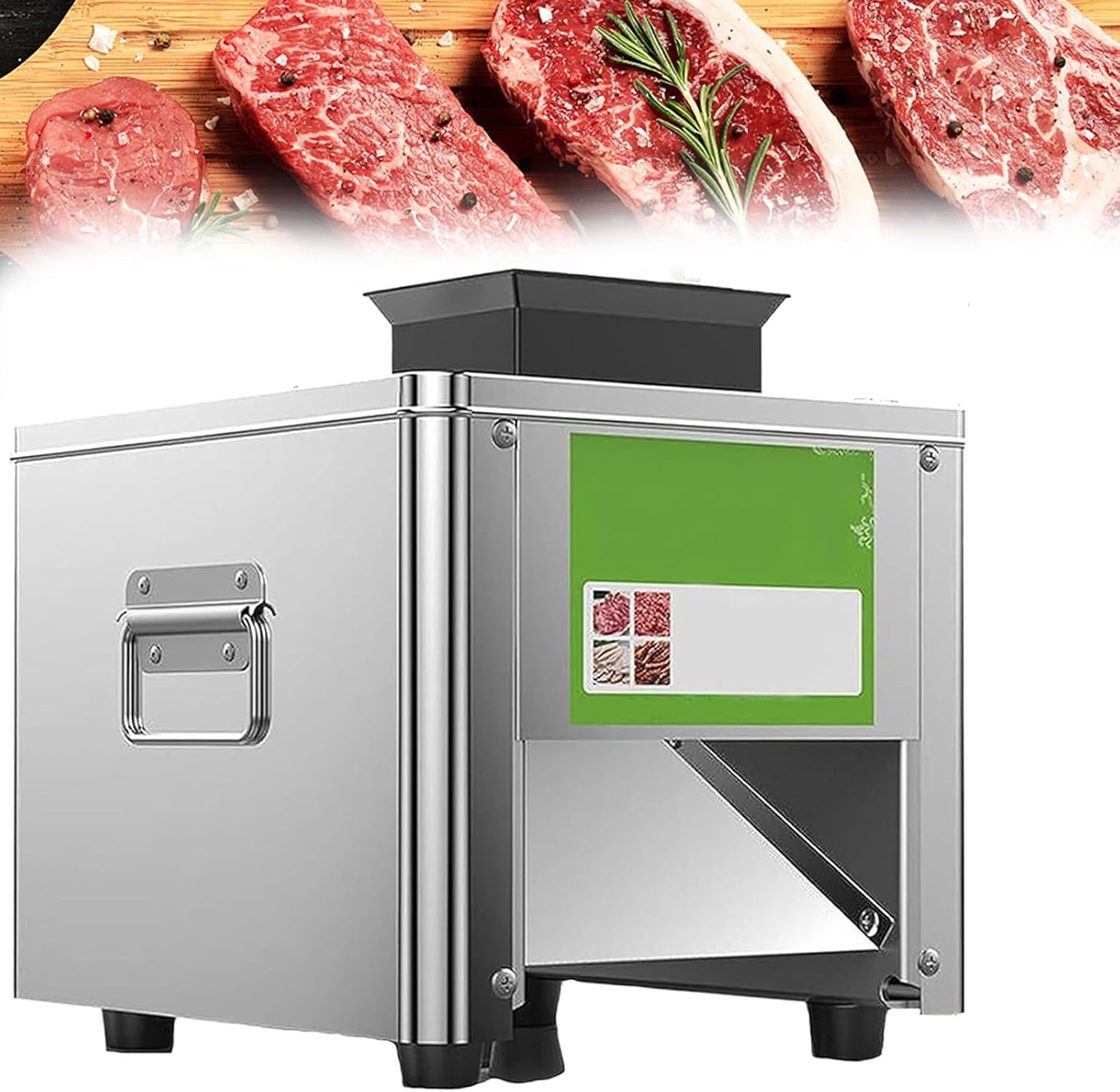 850w Stainless Steel Meat Slicer 330/H For Commercial & Home Use,5mm