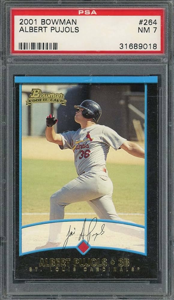 2001 bowman pujols レア Amazon.com: Albert Pujols 2001 Bowman Baseball Rookie Card