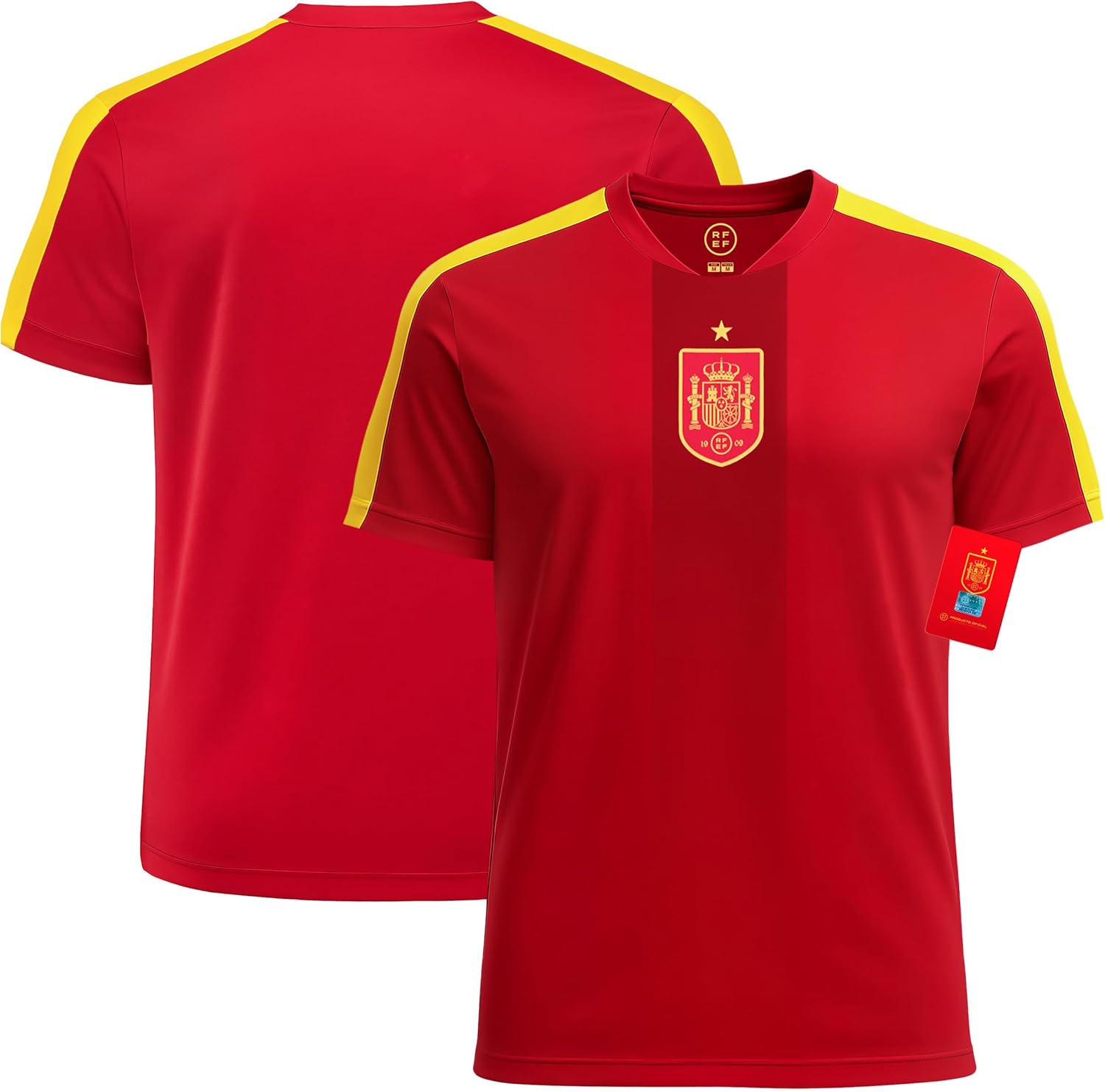 Icon Sports Officially Licensed Royal Spanish Football Federation Game Day Shirt - Unisex Kids - Image 2
