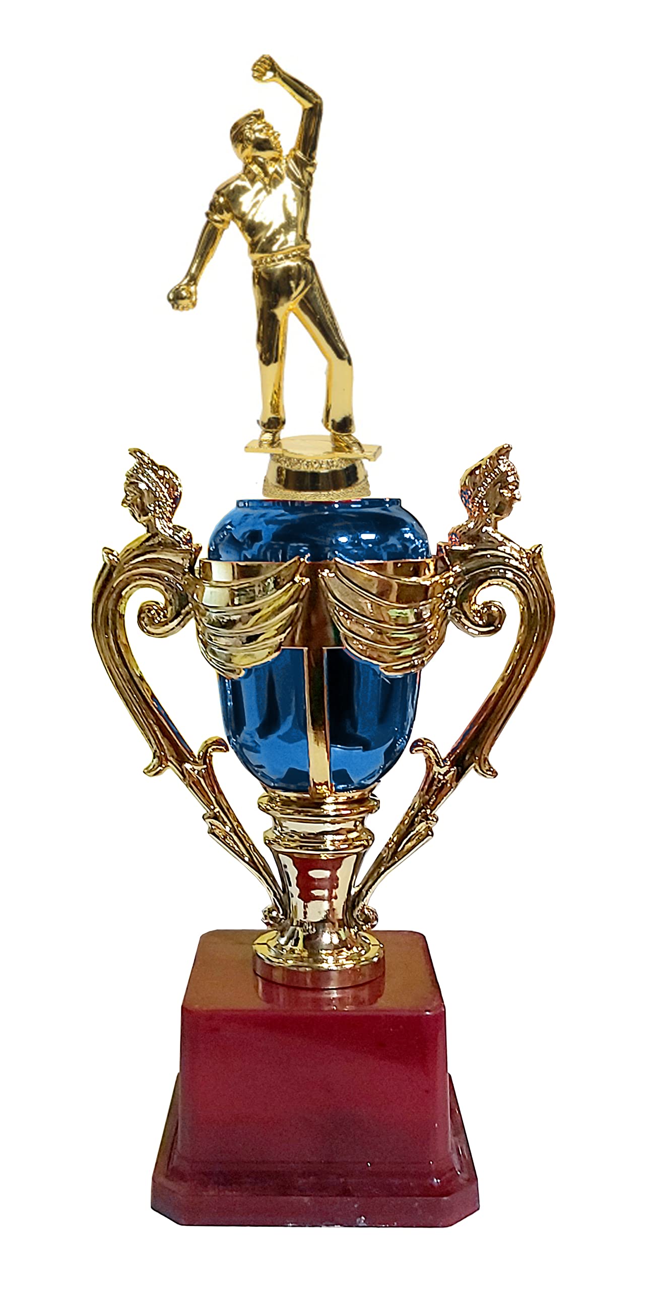 Be Win Winner Red OR Blue Fibre Cup Trophy for Cricket Matches, for Best Bowler, Cricket Events, Functions, Tournament, & School Games Size 11.5" Inches (B09RWTC9FG) Amazon Price History, Amazon Price Tracker