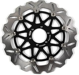 Arashi Rotores de disco de freio dianteiro para Moto Guzzi V9 BOBBER SPORT 850 2019-2020 / V9 ROAMER 850 ABS 2016-2020 / V100 MANDELLO 1000 2021-2022 Acessórios de substituição de motocicleta pretos