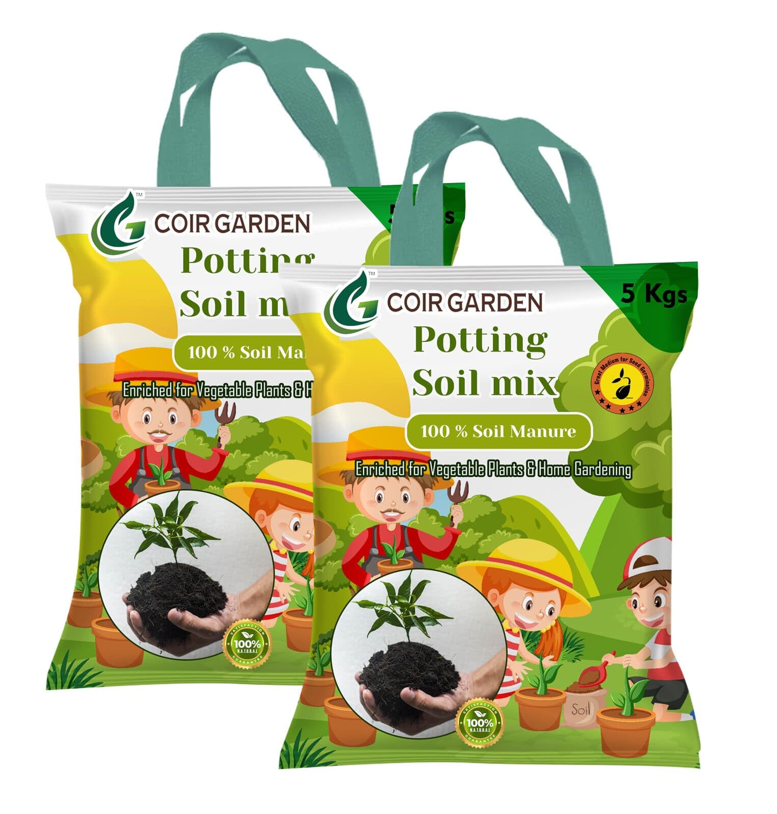 COIR GARDEN - Enriched Organic Potting Soil Mix (10 Kg) | Garden Soil | Potting Soil Mix Fertilizer for Plants (B0CW2KKFH2) Amazon Price History, Amazon Price Tracker