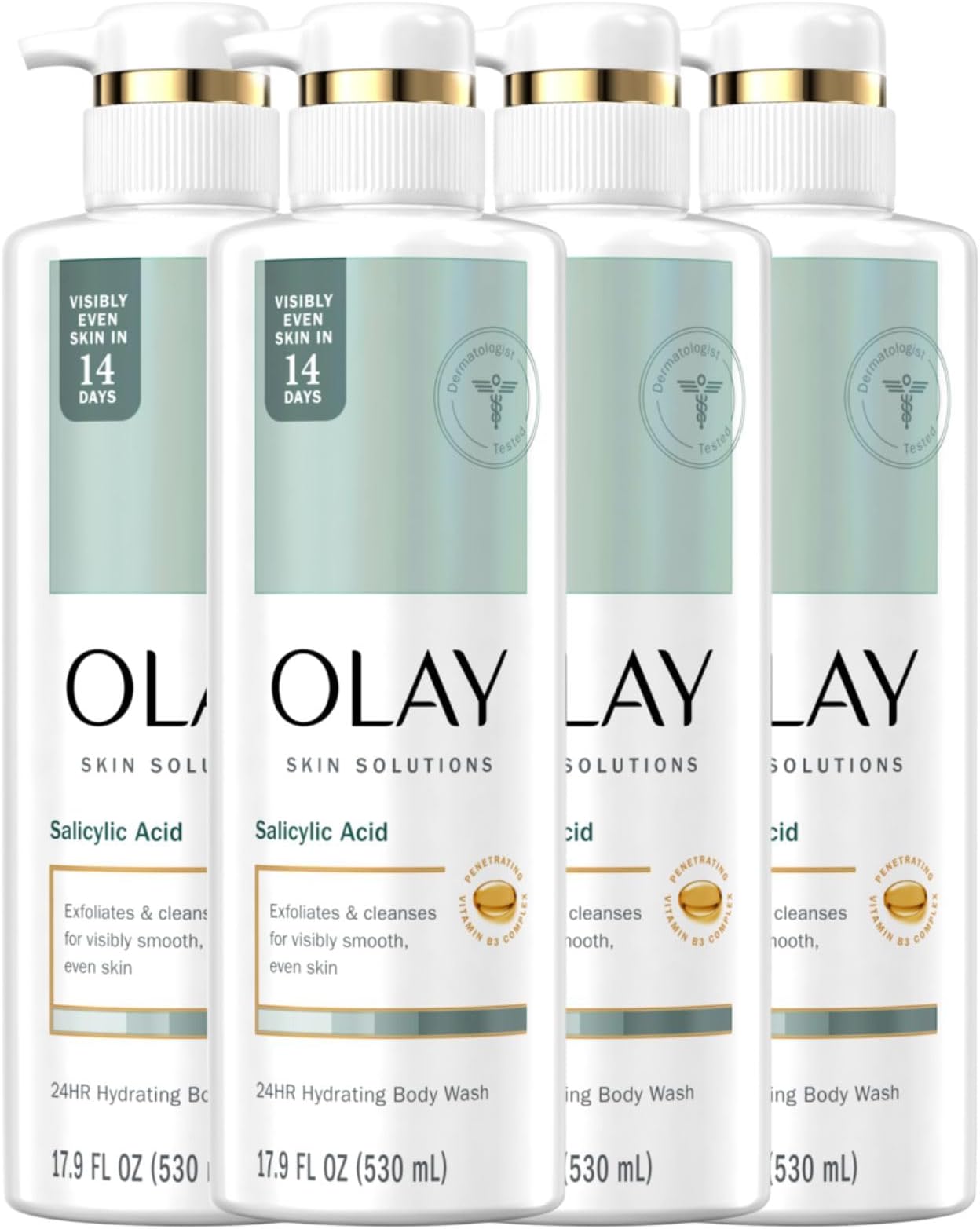 Olay Exfoliating & Moisturizing Body Wash With Sugar Cocoa Butter and Vitamin B3 20