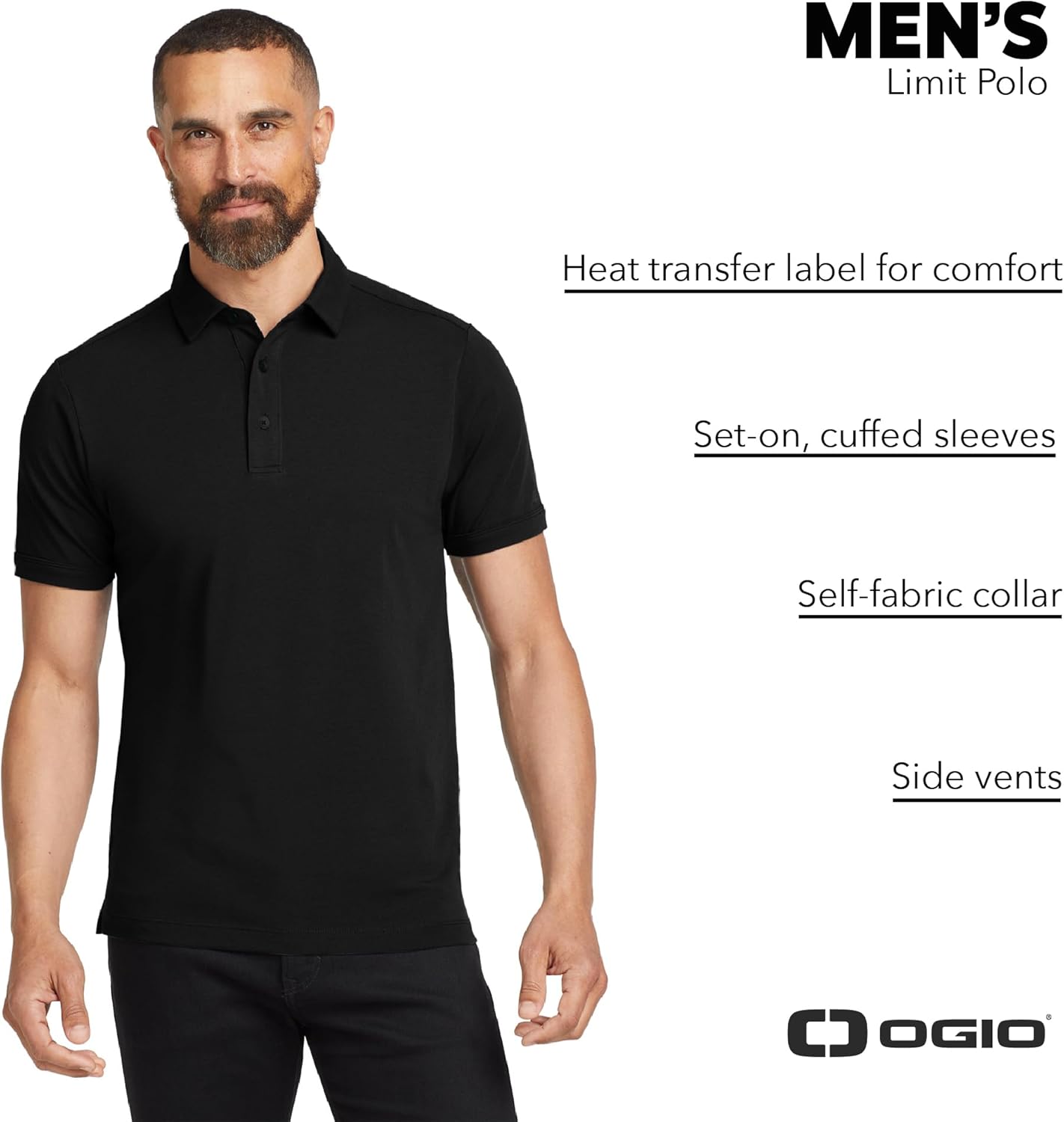 OGIO Unisex Limit Polo | Moisture Wicking Polo Shirt for Men & Women, Athletic Shirt for Summer, Work & Golf - Image 4