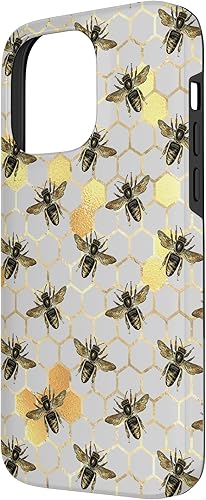 Miniatura 2 de iPhone 14 Pro Max Bumble bee - Estuche con diseño de abeja de abeja amarilla con diseño de apicultor