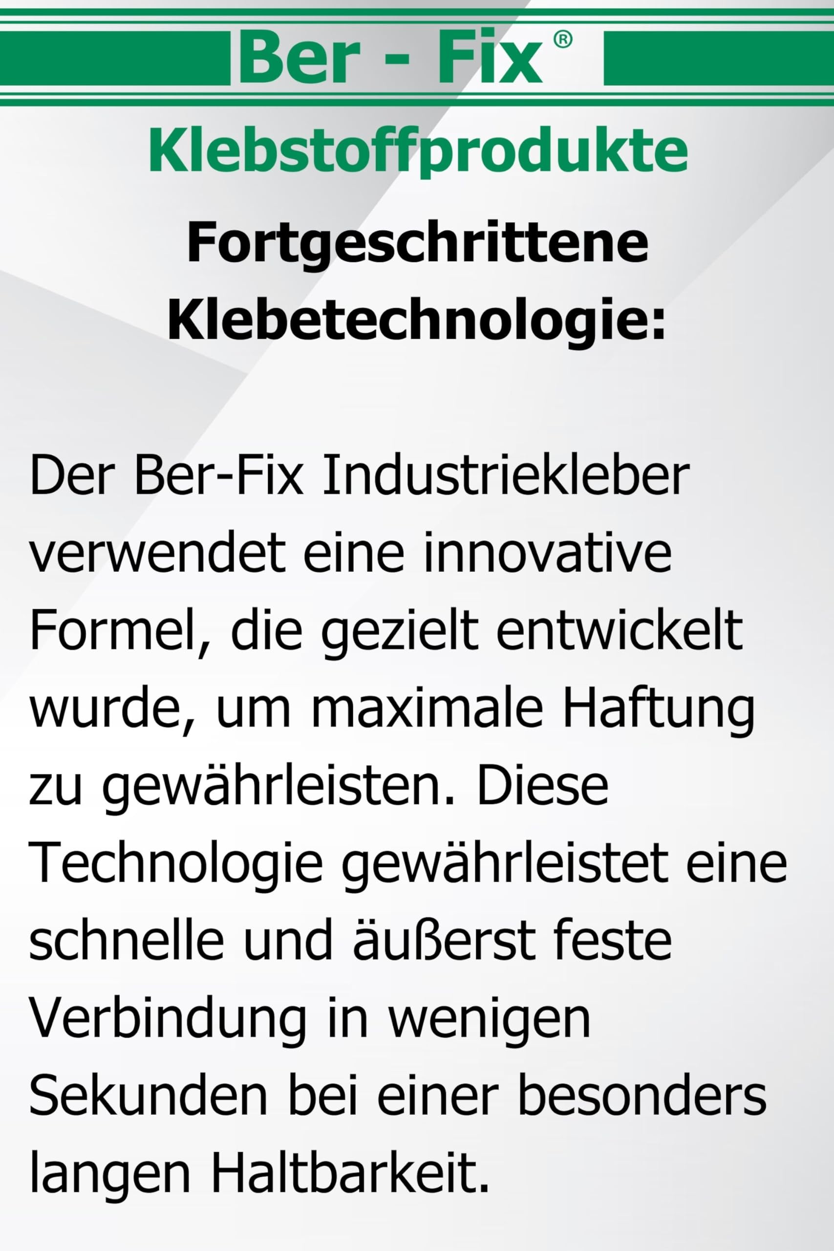 Ber-Fix PE PP PTFE Kunststoffkleber Set Feindüsen