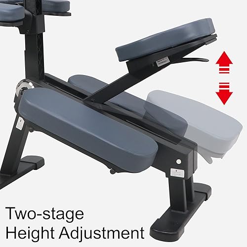 Miniatura 9 de Master Massage Silla de masaje portátil ligera profesional plegable de aluminio ajustable con funda de transporte con ruedas, aluminio, azul (azul