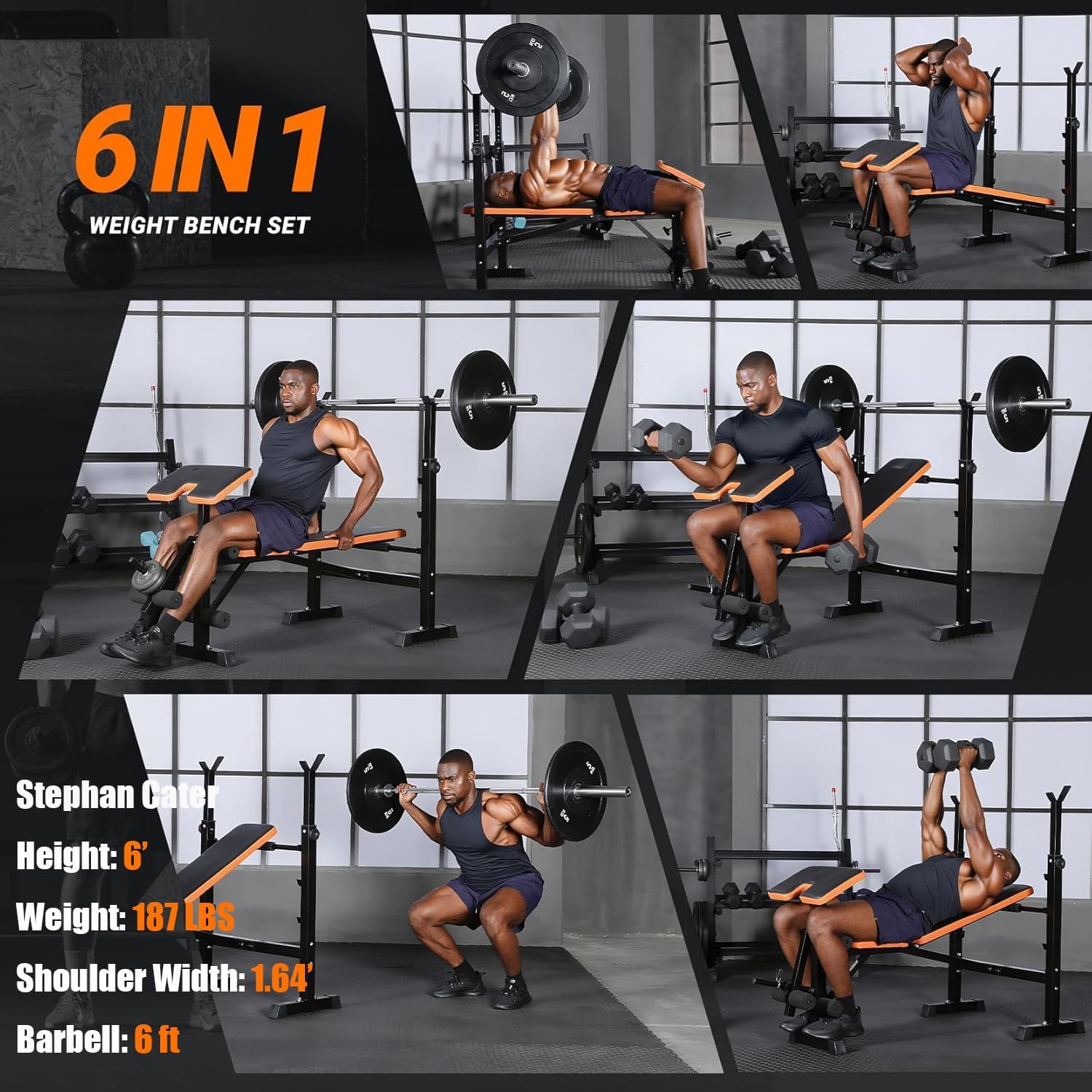 6-in-1 Multi-Function Exercises