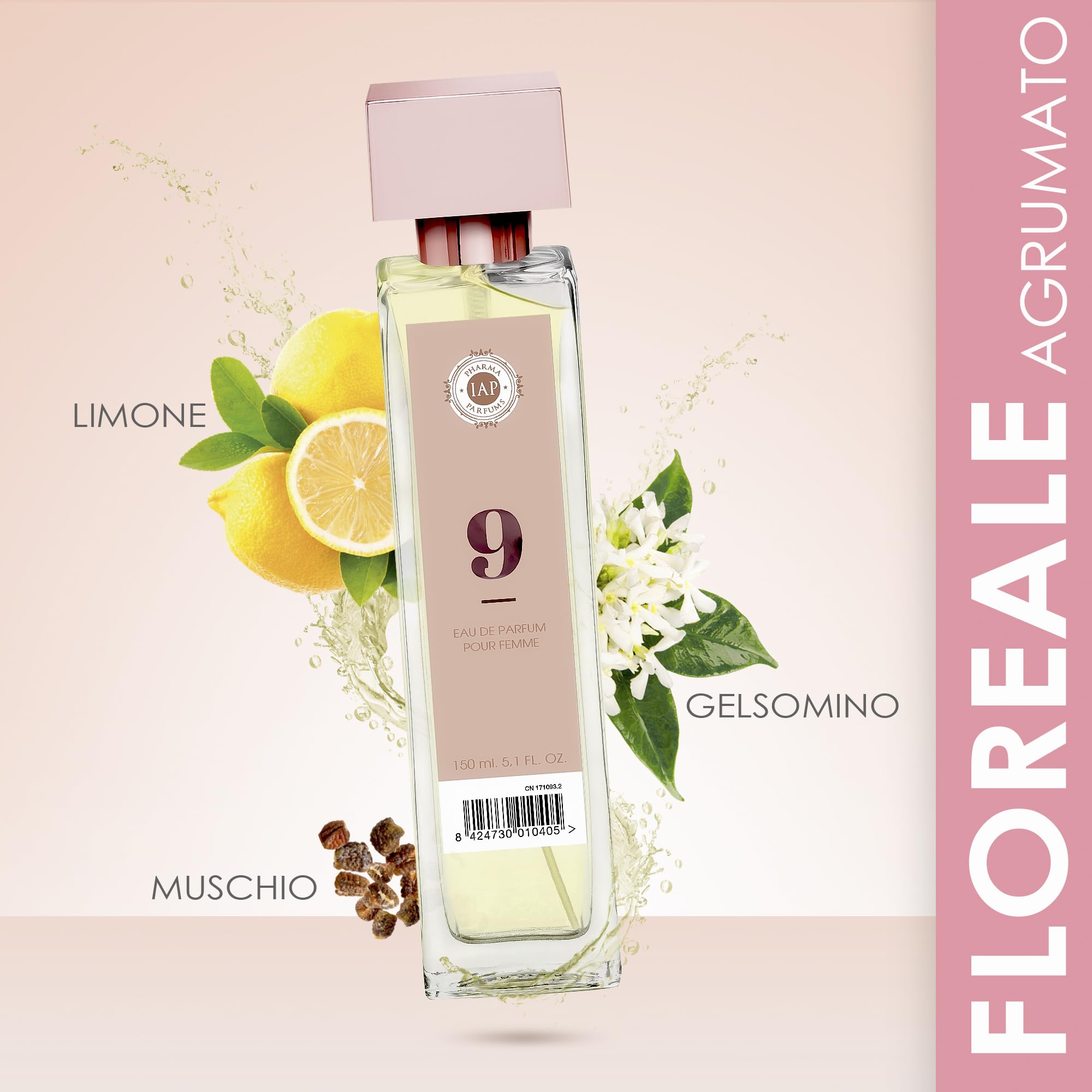 iap PHARMA PARFUMS Nº 9, - Profumo da Donna, 150 Ml