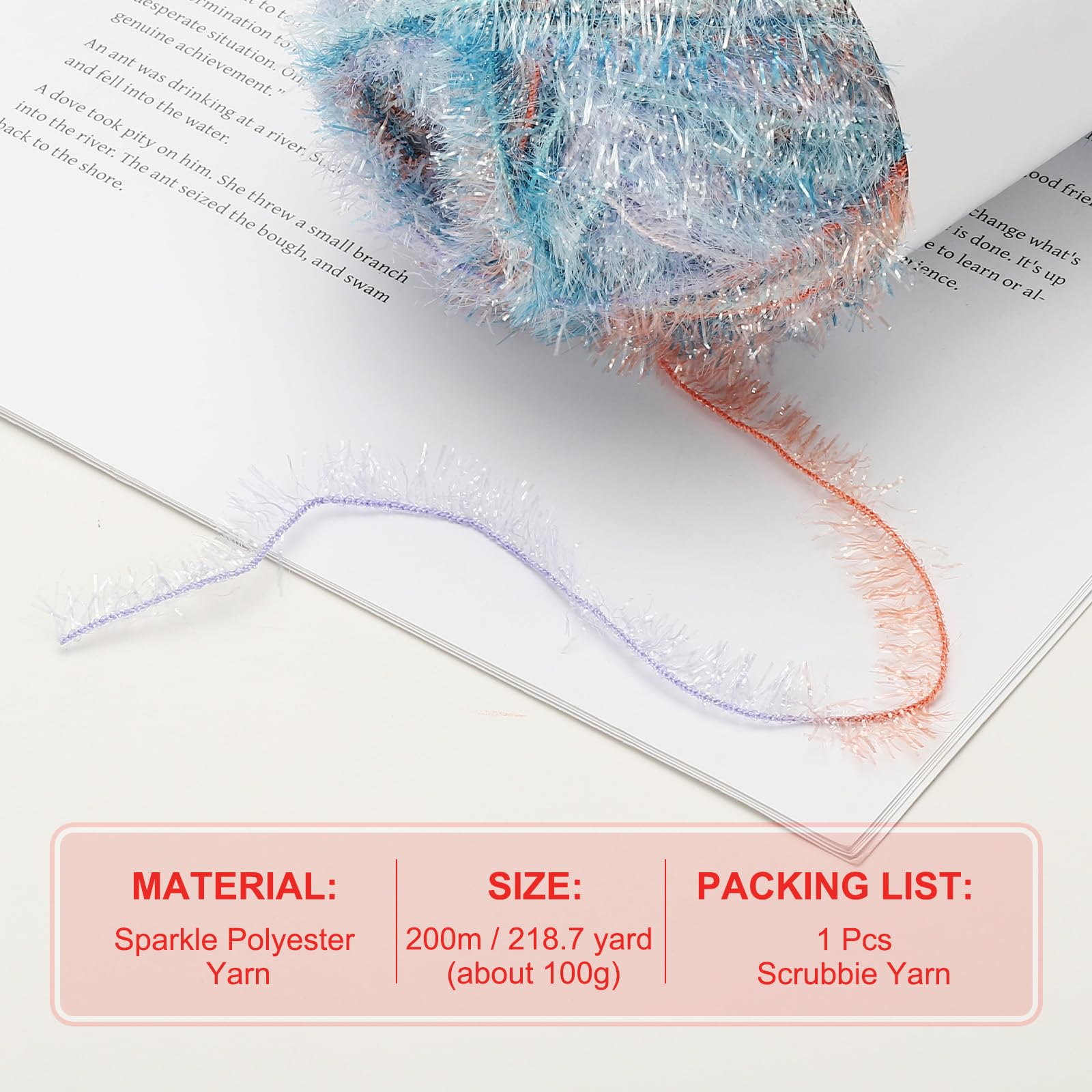 PATIKIL 218 Yard Scrubbie Yarn - Image 2
