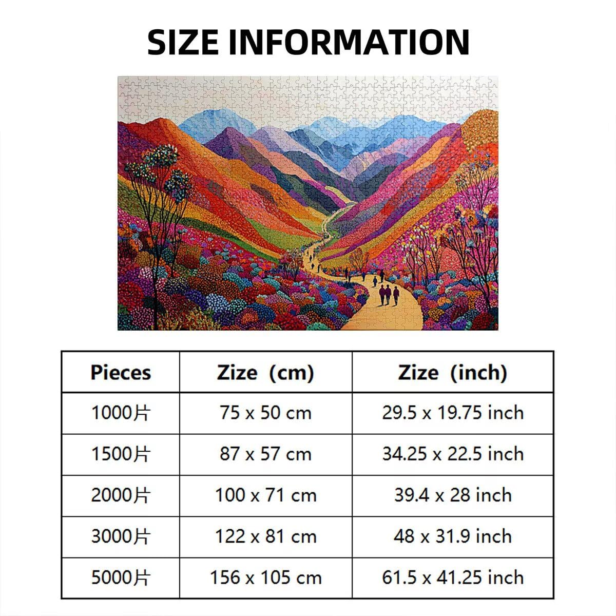 Puzzle 2000 Piezas Adultos, Puzzle 2000 Piezas de Madera, Rompecabezas para Adultos Paisaje Patrón, Rompecabezas Desafiante para Toda la Familia, Regalos Originales para Mujer, Tema: Montaña, X-40