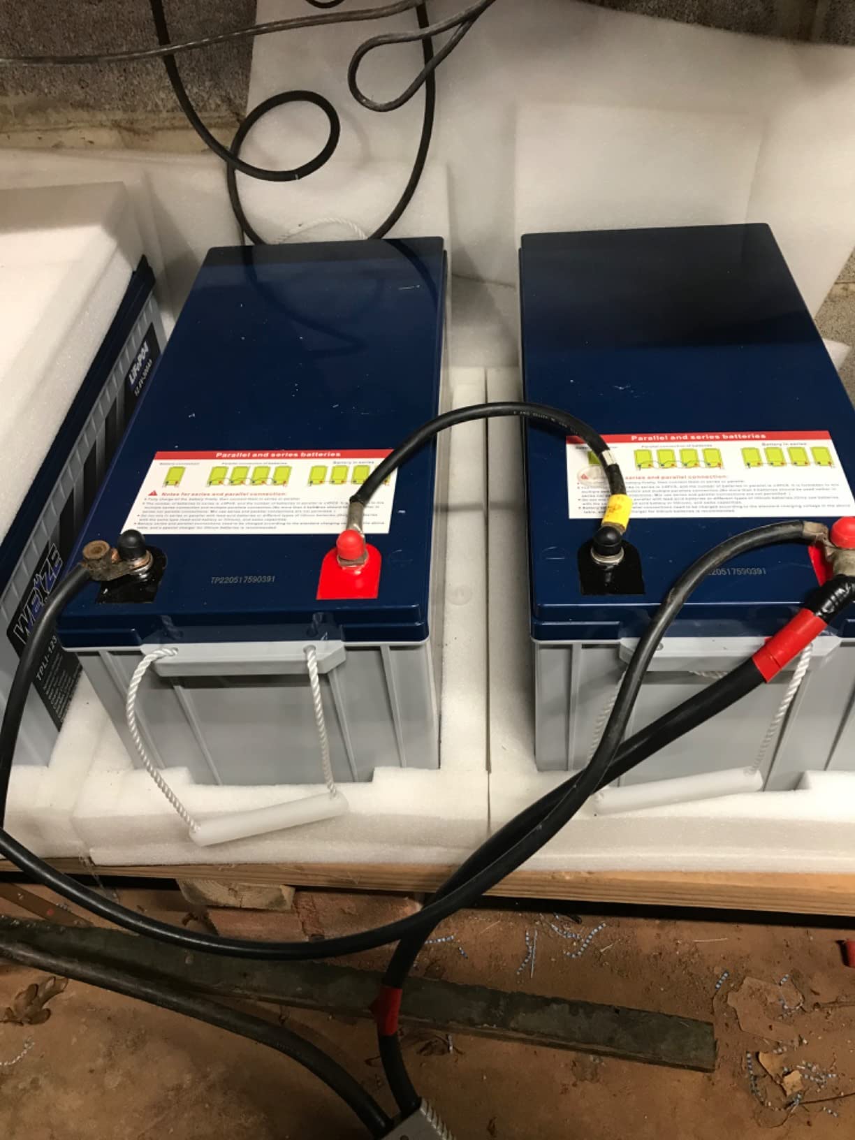 50/mo Finance WEIZE 12V 100AH LiFePO4 Lithium Battery, Builtin