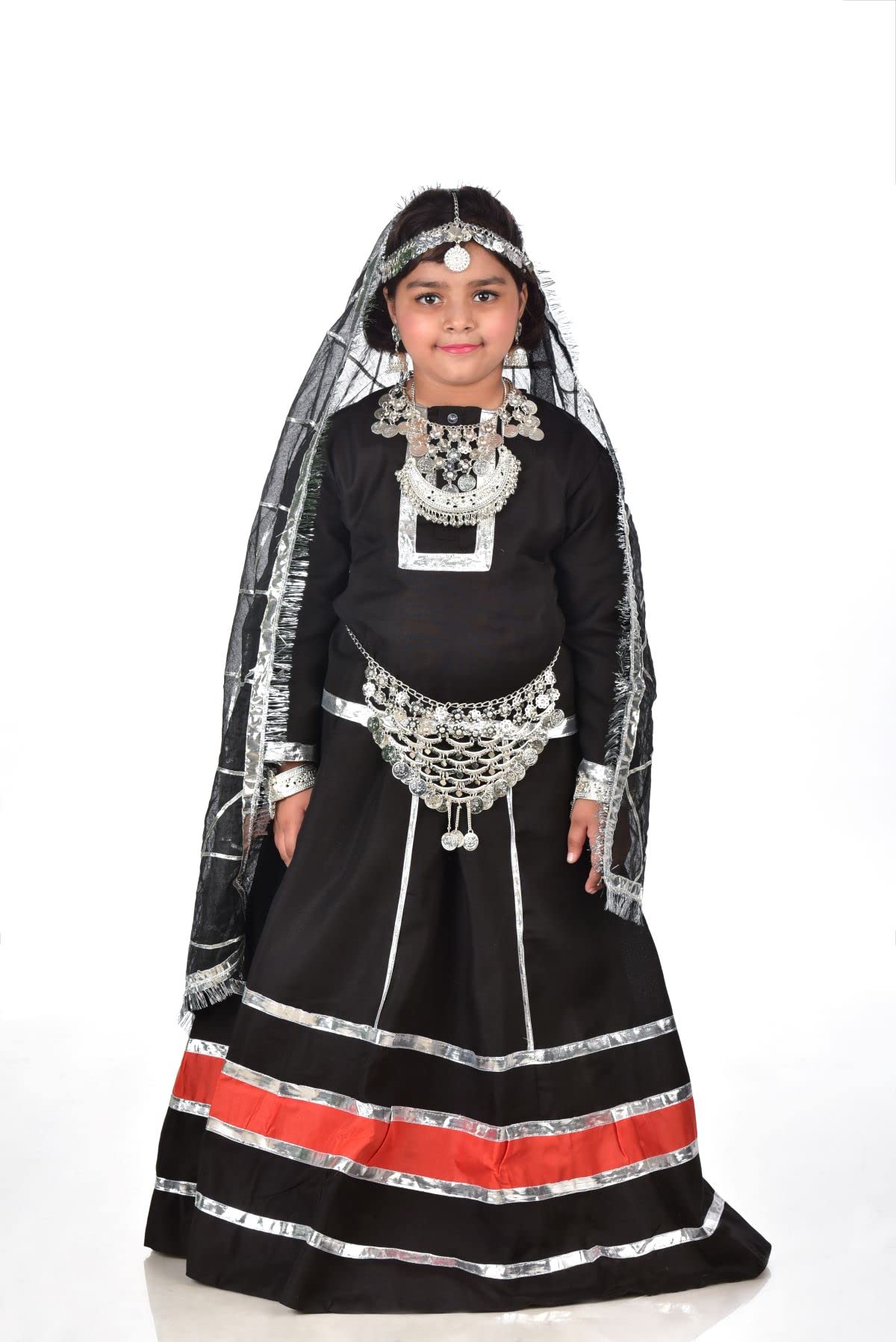 BookMyCostume Banjara Girl with Jewellery Kids & Adults Kalbelia Costume Dance Fancy Dress for Girls 6-7 years (B08KT8CCG9) Amazon Price History, Amazon Price Tracker