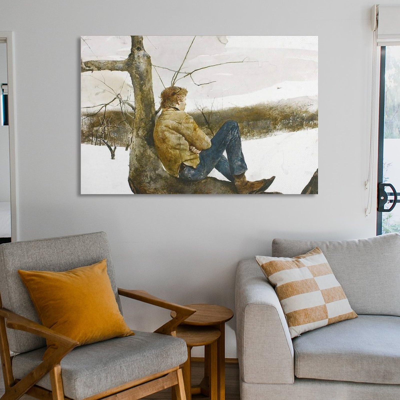 Amazon.com: Andrew Wyeth Afternoon Flight Wall Art Prints Framed