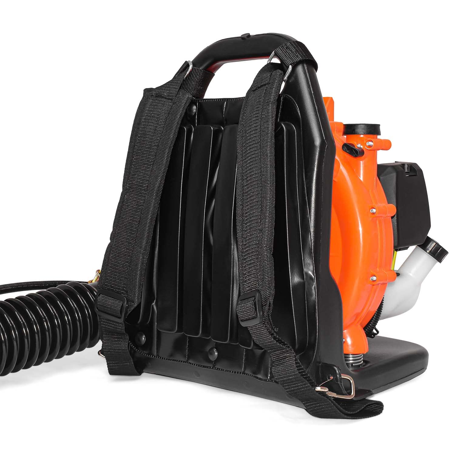 BOUDECH Soffiatore a Zaino 43cc 1.25Kw Semi-Professionale ed Ultra-Leggero con tracolle imbottite Max-Comfort e velocità di soffiaggio foglie fino a 150Km/h