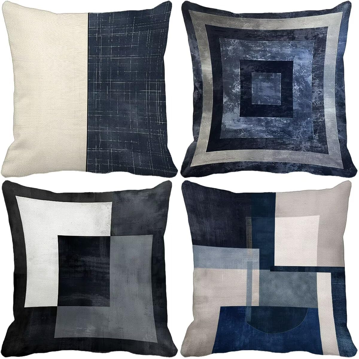 Housse de coussin 40x40 cm lot de 4 : une idée cadeau femme élégante pour la maison