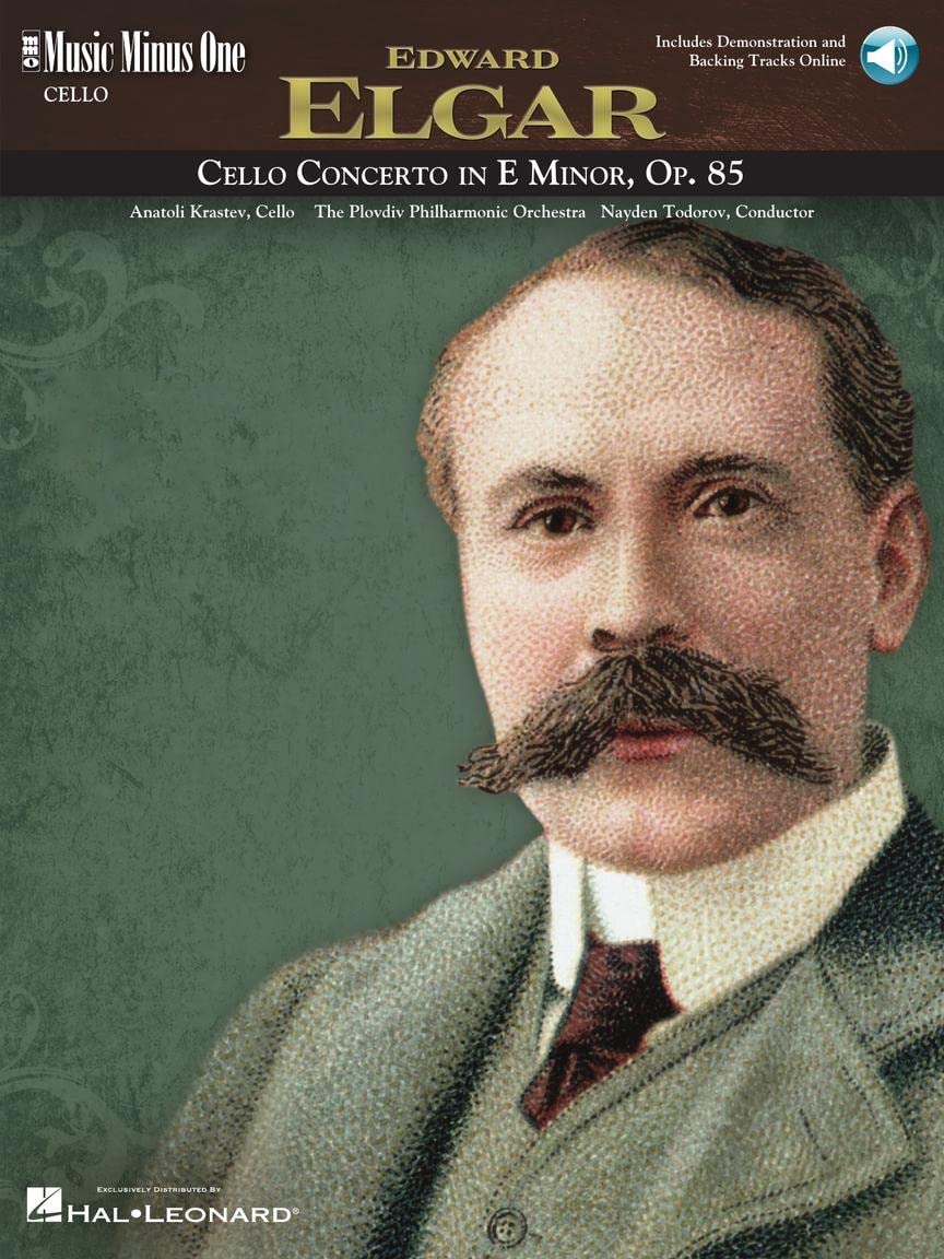 Elgar - Violoncello Concerto in E Minor, Op. 85 Music Minus One Cello - Book with Online Audio