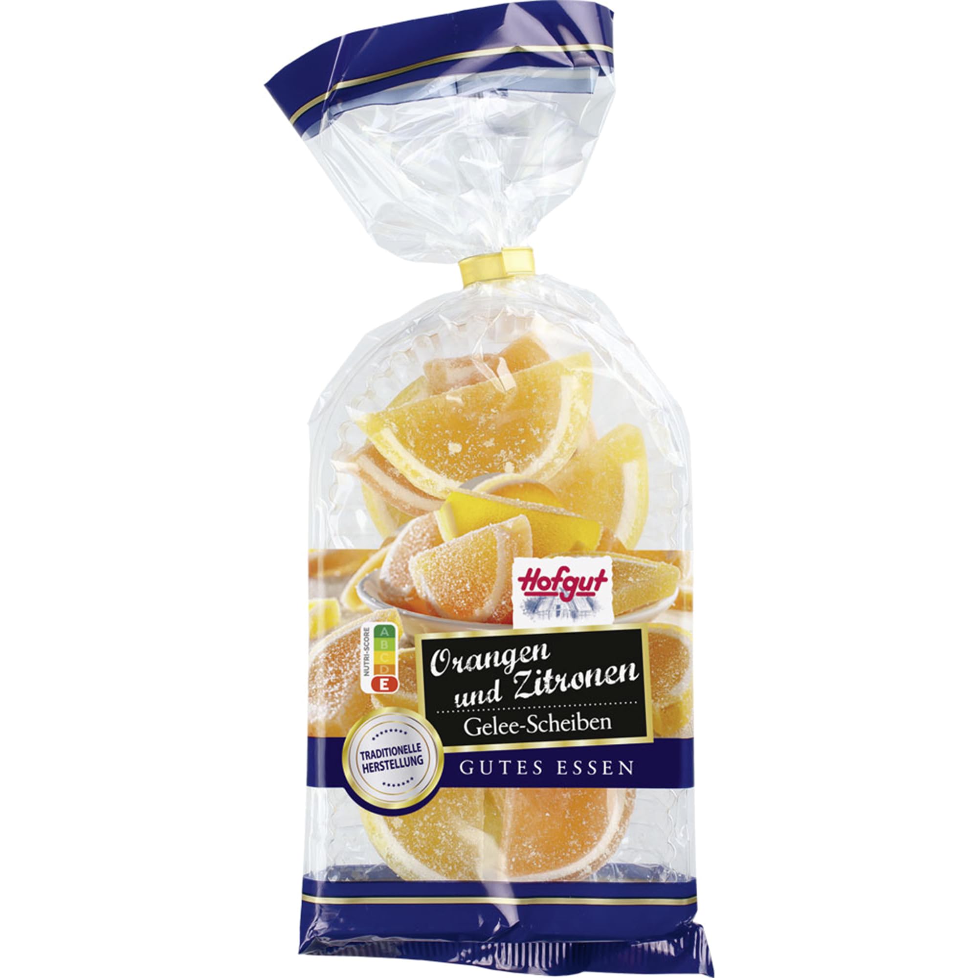 usy Bundle für Hofgut Orangen & Zitronen Gelee-scheiben VPE (20x175g Beutel) + usy Block
