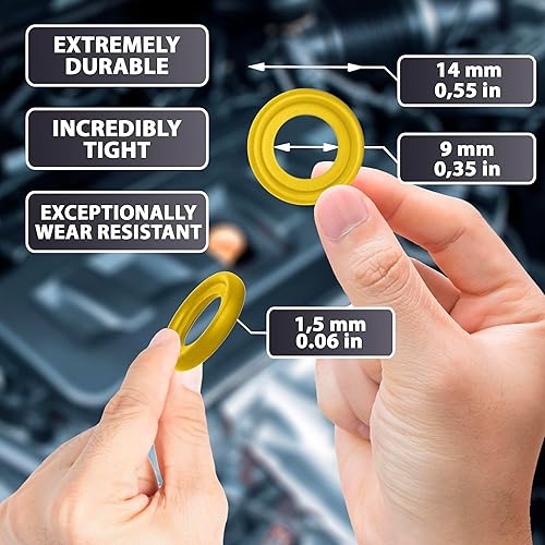 Vista 73 de Kit de juntas de servicio de arandela de trituración de tapón de drenaje de caja de transferencia y diferencial, repuesto para Toyota/Lexus