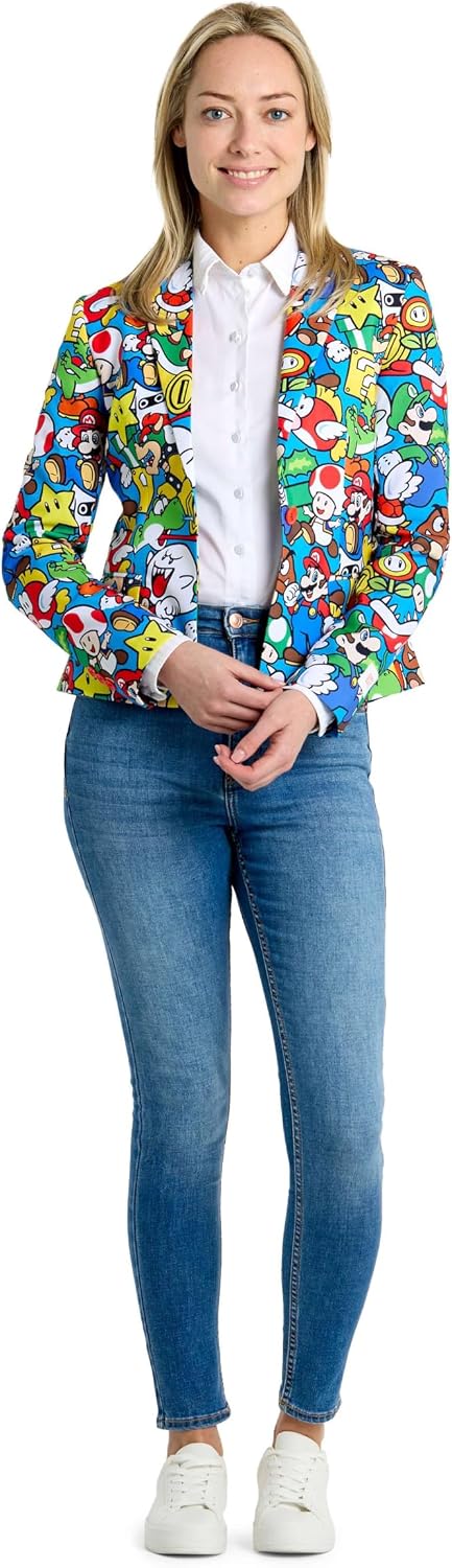 Opposuits Women’s Blazer - Slim Fit Jacket Costume - Official My Little Pony Outfit for Pride, Parties, Cosplay, Festivals