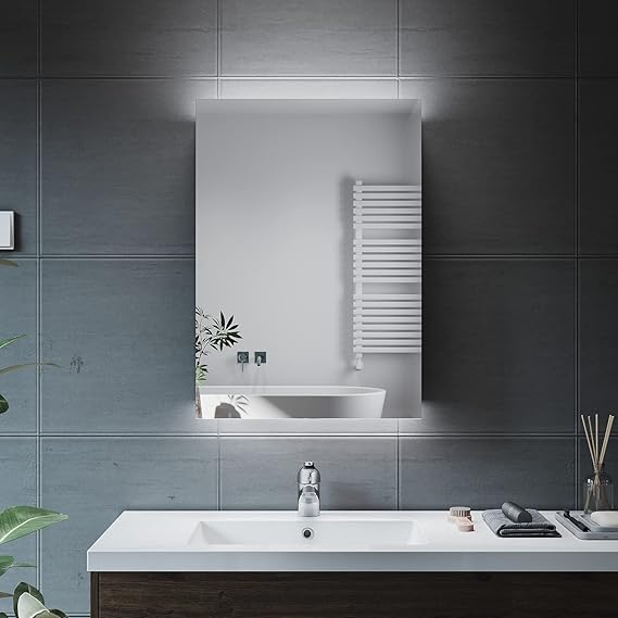 ELEGANT Illuminated Bathroom Mirror with Lights and Shaver