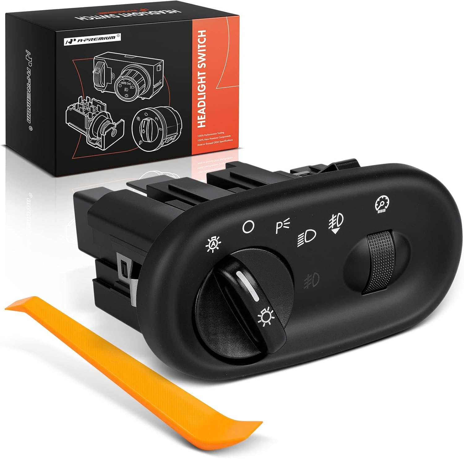 A-Premium Headlight Switch Instrument Panel Headlamp Dimmer Switch Compatible with Ford Explorer 2002-2005, Expedition 2002-2004, Explorer Sport Trac 2005 & Mercury Mountaineer 2002-2005