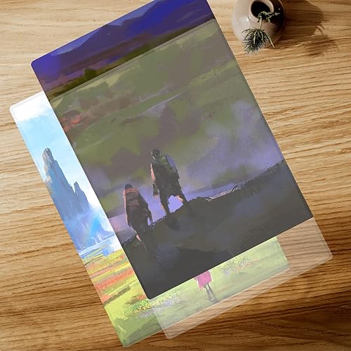 Miniatura 6 de Paquete de 5 protectores de póster de 18 x 24 pulgadas, protectores rígidos transparentes de impresión resistentes para cargadores superiores,