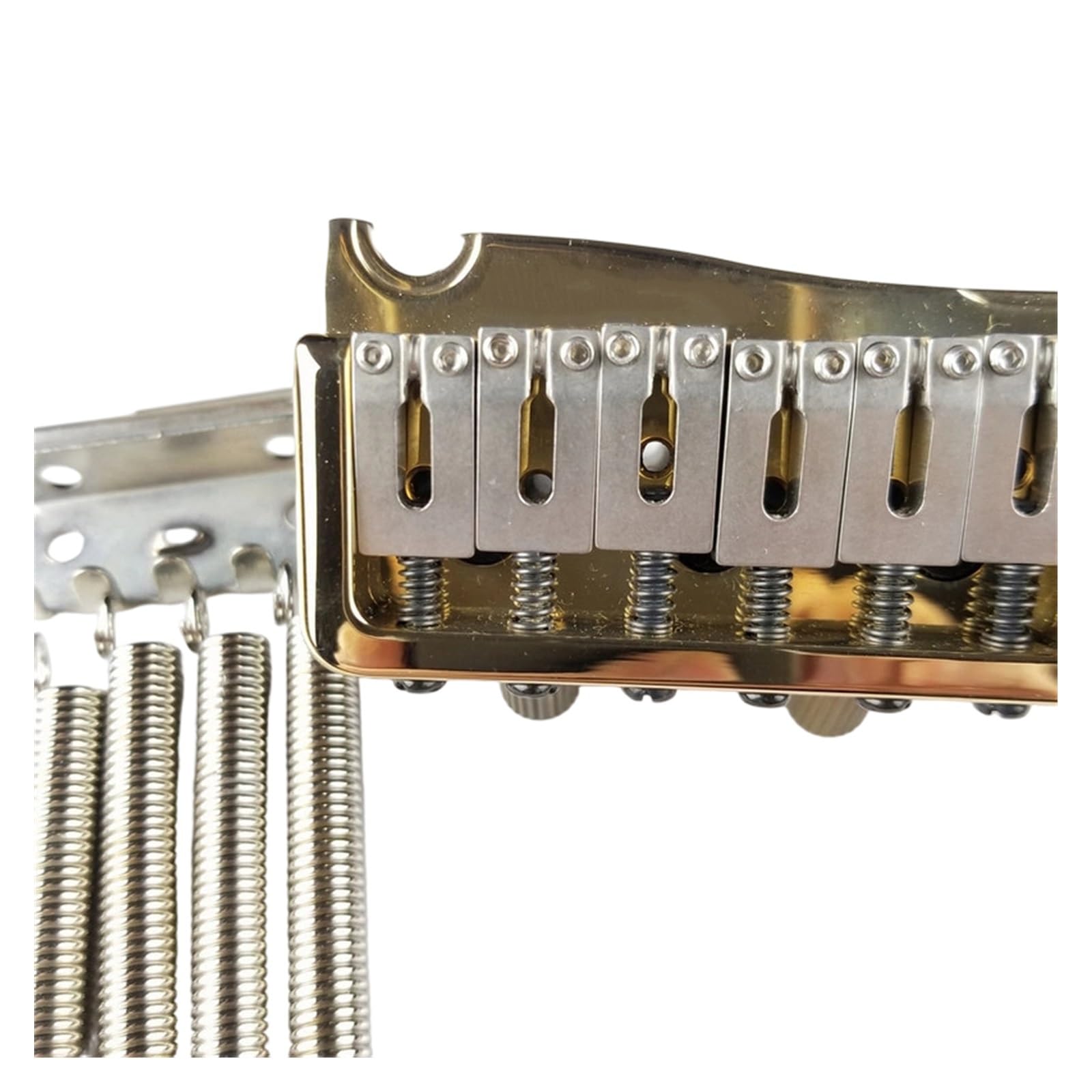 Pequeño Puente De Guitarra Eléctrica Doble Trémolo Con Accesorios Dorados Puente De Guitarra Profesional