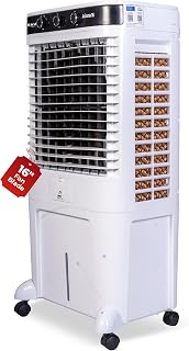 Havai Arizona 16 80L Desert Air Cooler with Ice Chamber | 16-Inch Aerodynamic Blade | 3-Side Thick Honeycomb Pads | 5 Castors | 3300 m³/hr Air Delivery | 20 Ft Air Throw | 1 Year On-Site Warranty