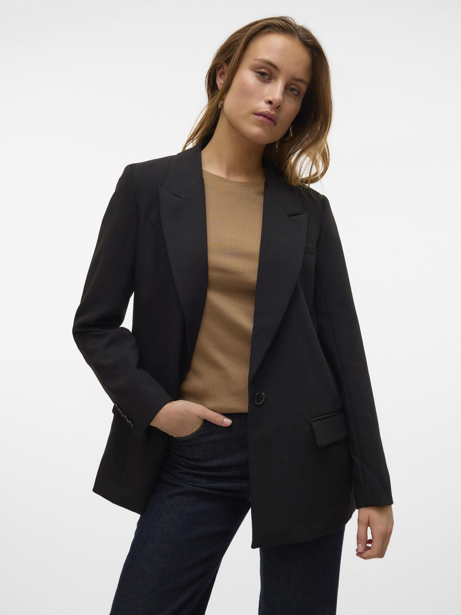 VERO MODA Damen Vmclair Ls Regular Noos Blazer