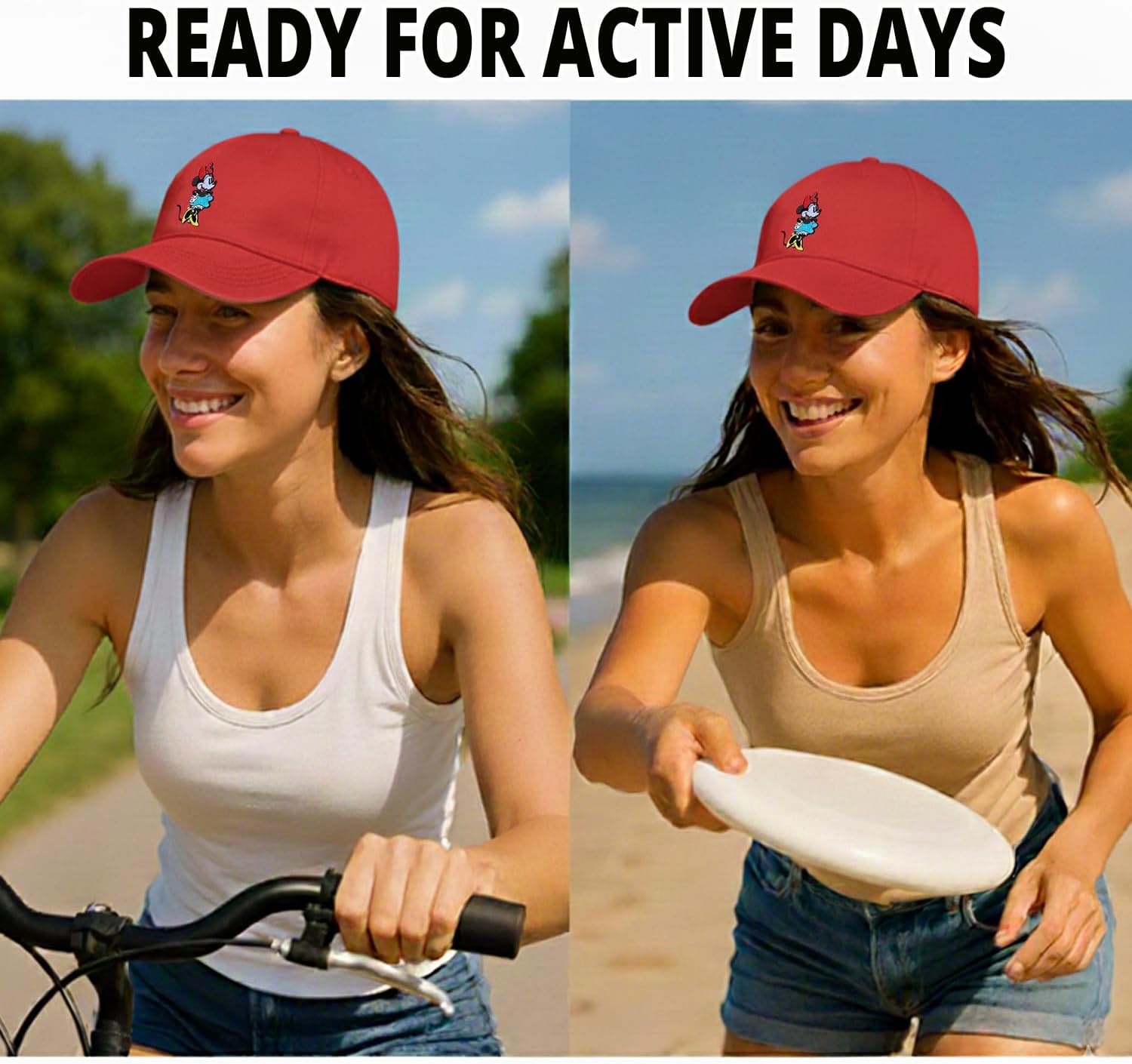 Disney Adult Baseball Cap, Minnie Mouse Adjustable Dad Hat - Image 7