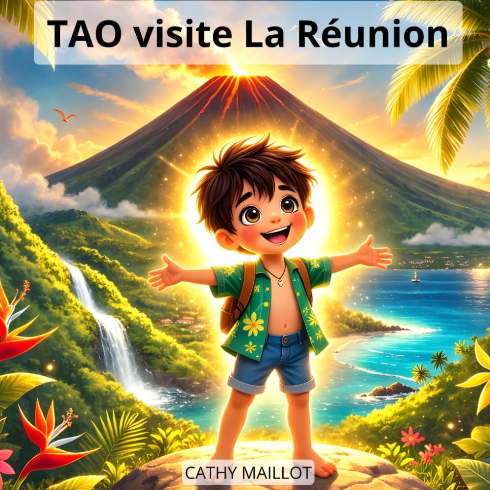 Tao visite La Réunion (livre de voyage pour enfants 3-10 ans) (Tao visite le monde)