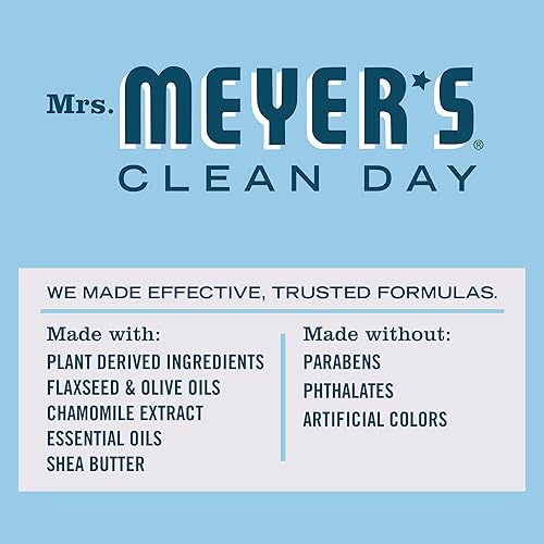 Miniatura 4 de MRS. MEYER'S CLEAN DAY Loción corporal para piel seca, hidratante no grasosa hecha con aceites esenciales, agua de lluvia, 15.5 onzas