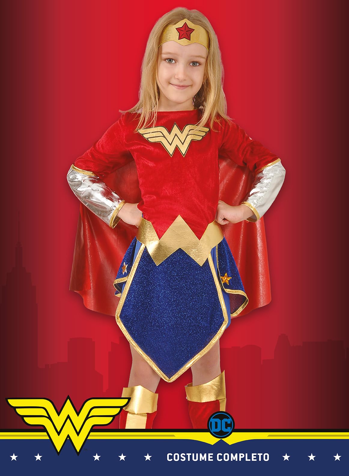 Ciao- Wonder Woman costume disguise fancy dress girl official DC Comics