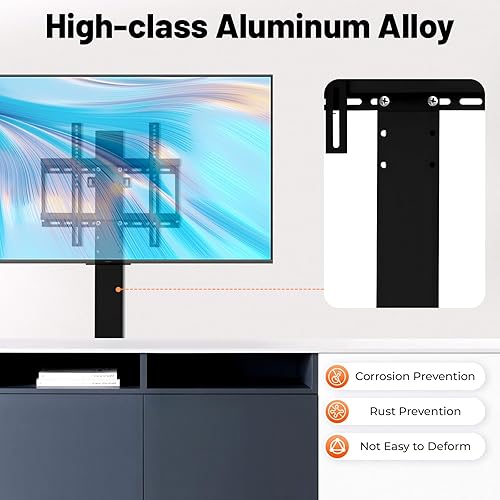 Miniatura 5 de Soporte de TV motorizado para 26 a 57 pulgadas, soporte de televisión de elevación vertical con control remoto, soporte de TV de elevación