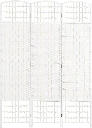 Miniatura 10 de HOMCOM Divisor de habitación de 6 paneles, pantalla de privacidad plegable, separador de habitación de 5.6 pies, divisor de pared de división