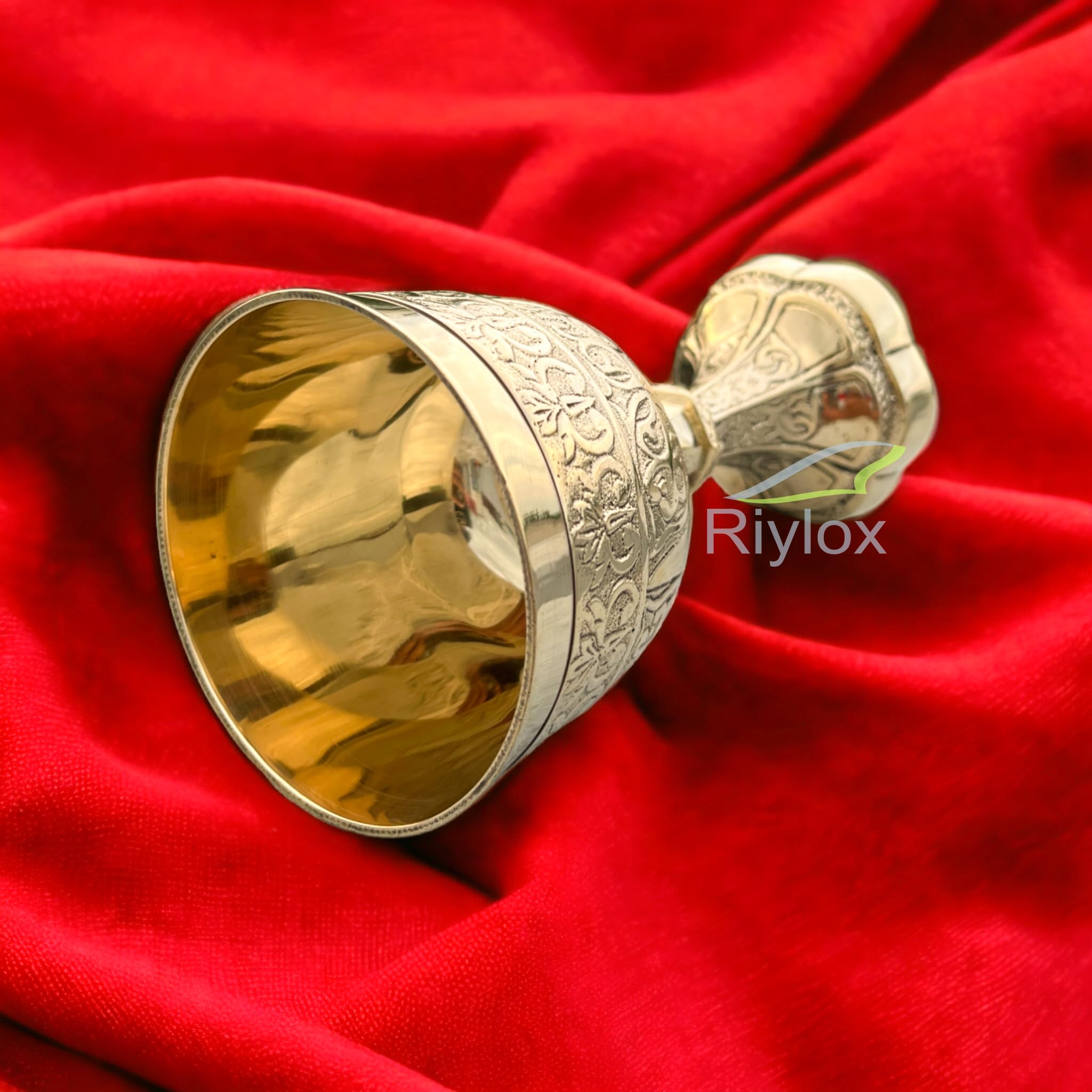 Calice à vin médiéval fait à la main gothique, tasse de communion dorée du roi Arthur, laiton massif, verre fantaisie royal, fait à la main, cadeau de luxe pour mariage, Noël