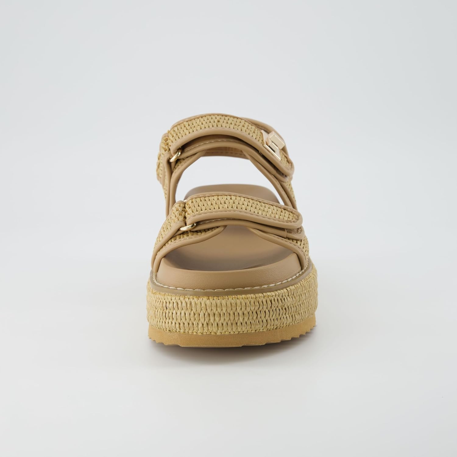 CUSHIONAIRE Women's Shore Raffia Platform Sandal With +Comfort, Wide Widths Available - Image 3