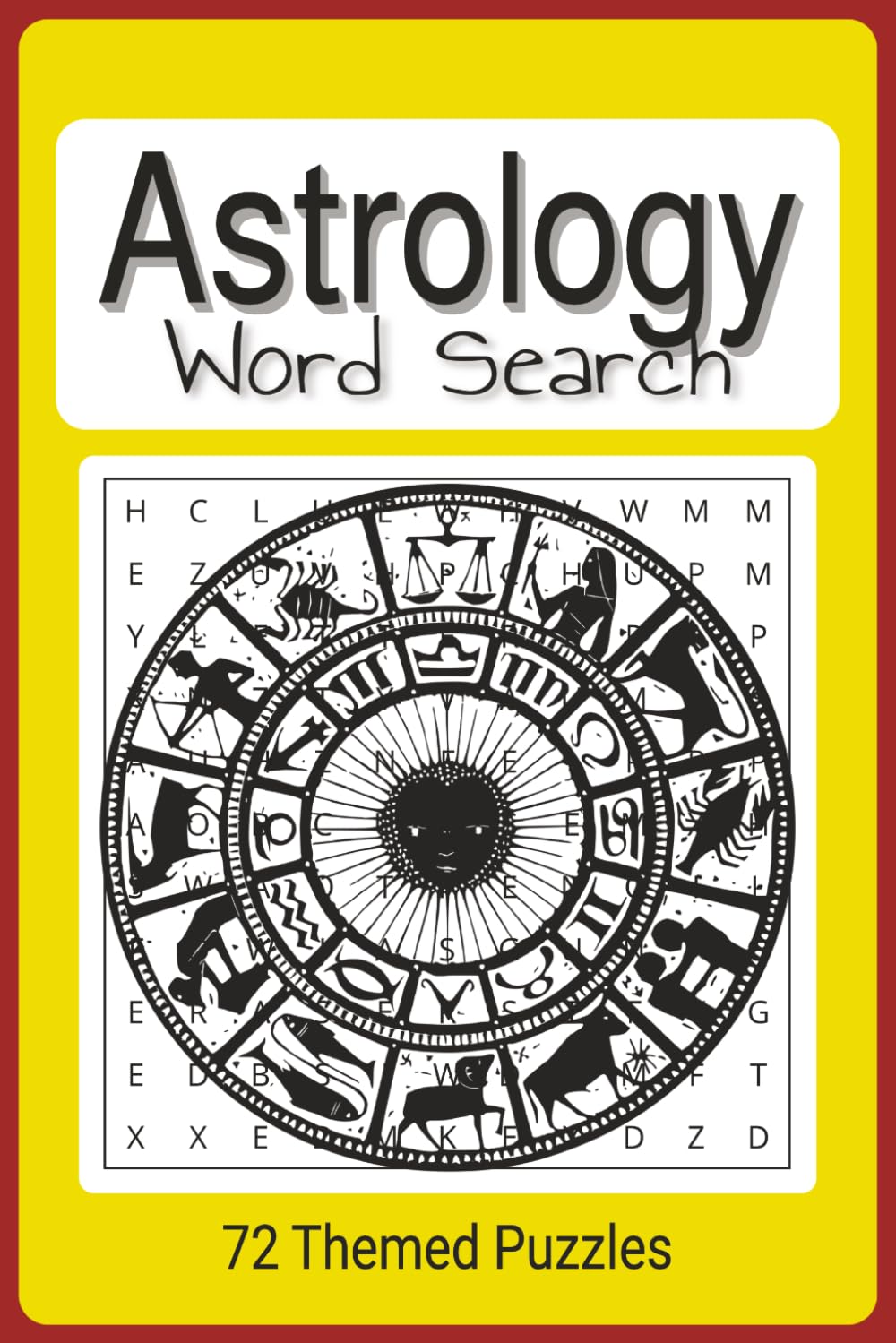 Astrology Themed Word Search Puzzle Book: Easy to read word find