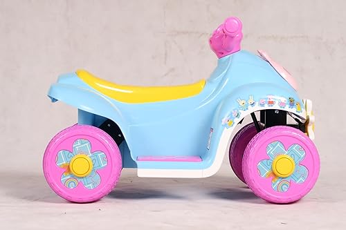 Miniatura 6 de Peppa Pig - Cuatrimoto eléctrico de 6 V, con licencia oficial, accionamiento con botón, diseño seguro y estable de 4 ruedas, juguete para niños para