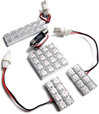 Amazon ダイハツ ウェイク Led ルームランプピンク 44灯 室内灯 Led 純正交換 ルームランプ 車 バイク