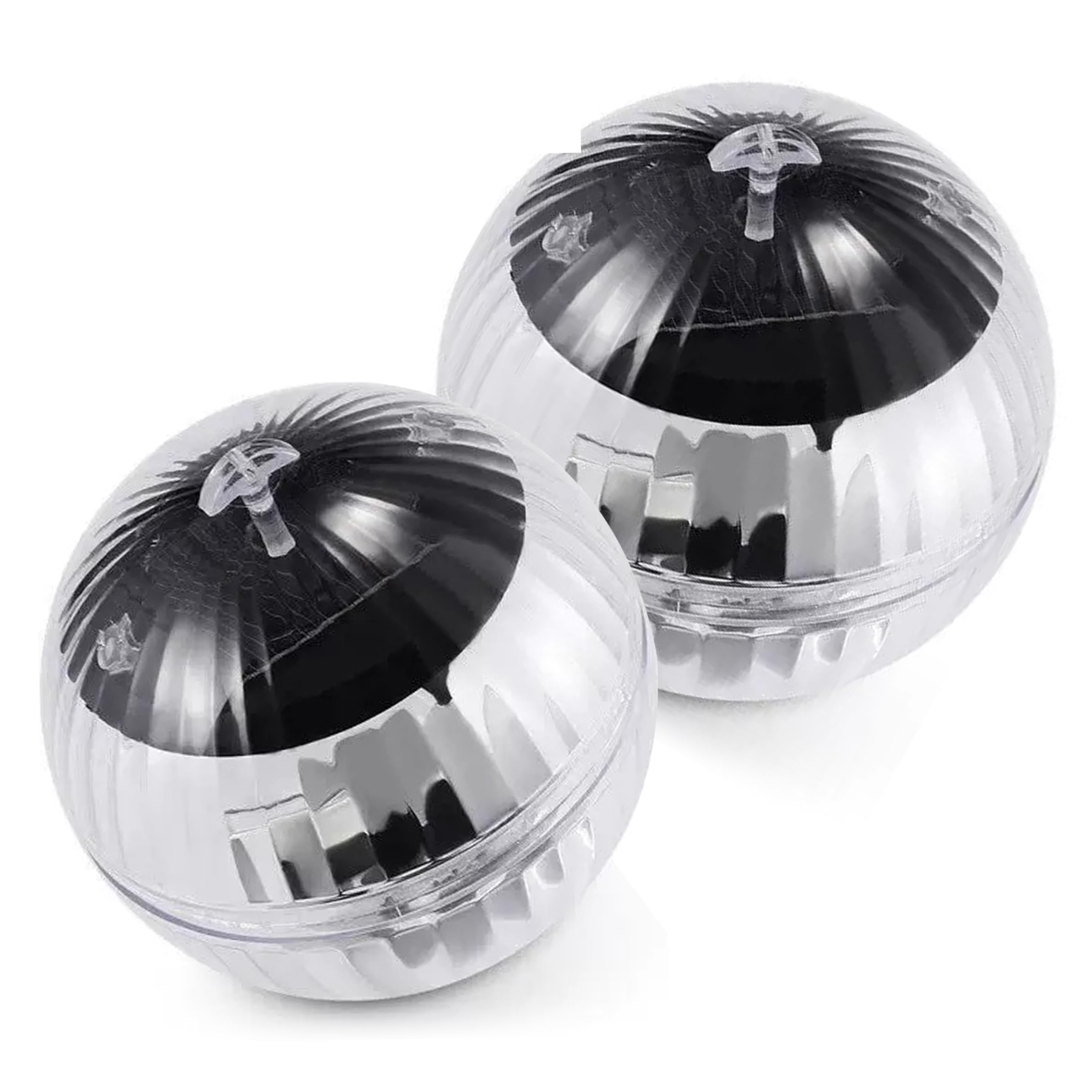 Lampes solaires flottantes piscine LED étanches avec télécommande pour jardin lot de 2